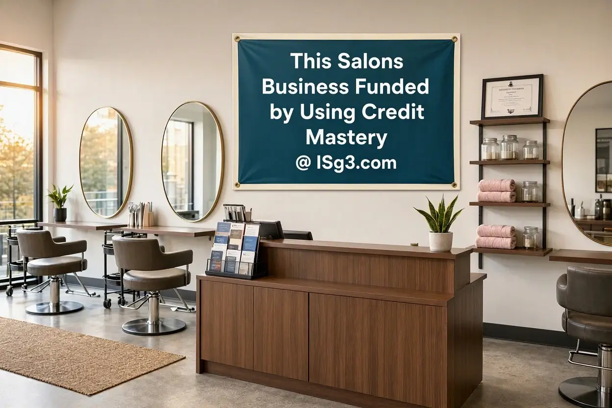 NAICS 812112 Salons Business Funded with Credit Mastery