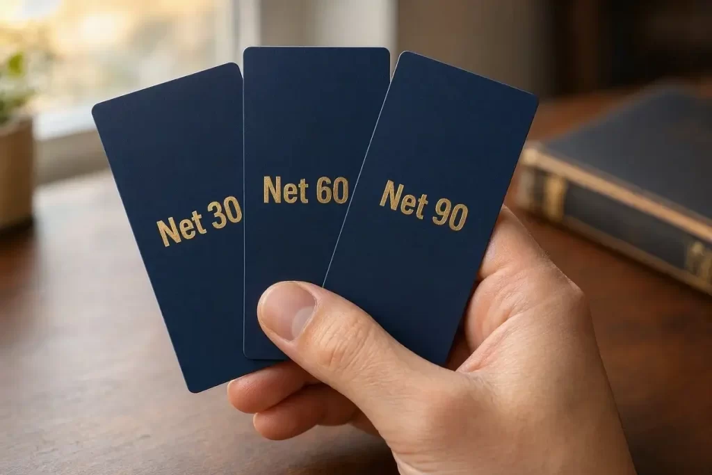 Establish an independent corporate credit profile using the best net 10, 15, 30, 55, 60, and 90 vendor list for 2026. Force automated bank approvals.