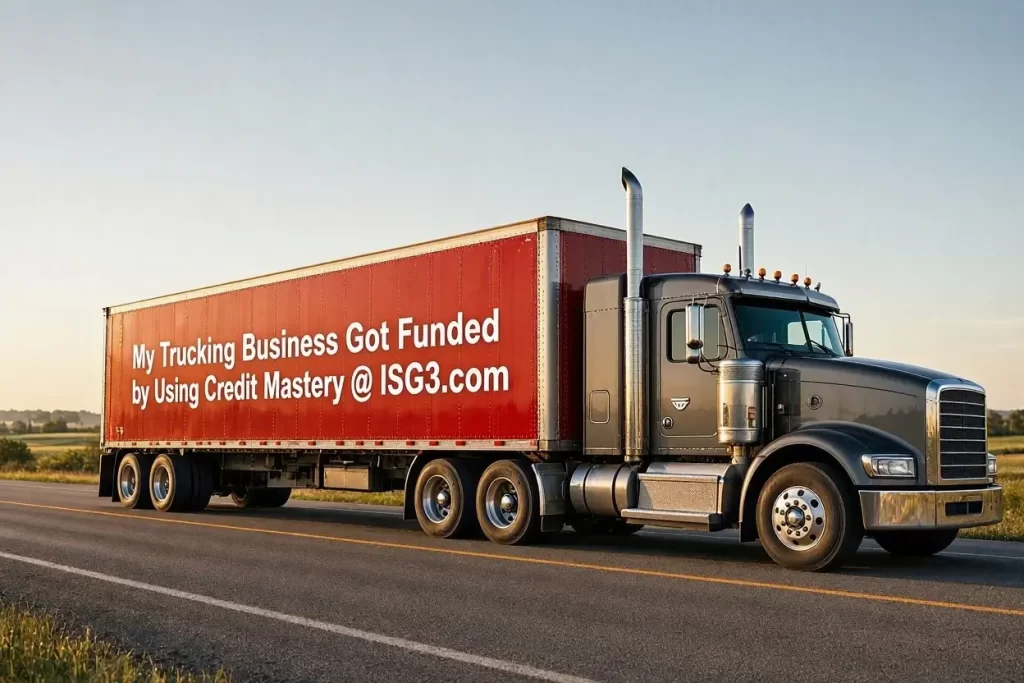 build business credit for a trucking company