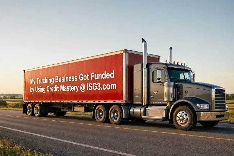 build business credit for a trucking company