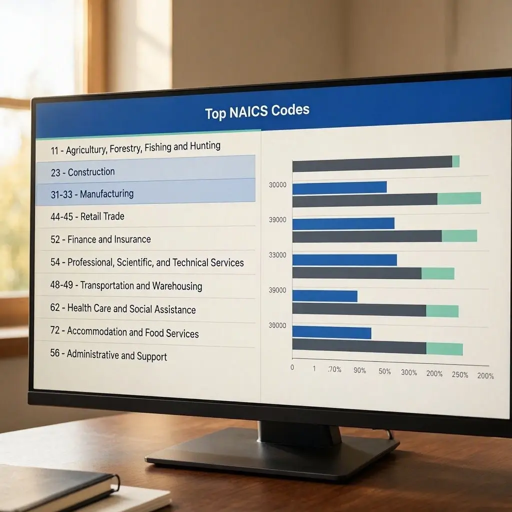 Updating a mismatched NAICS code across corporate credit bureaus
